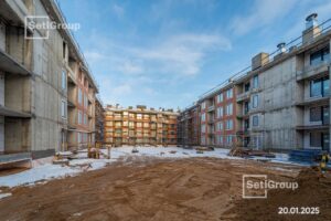 Ход строительства корпуса 3.1 за январь